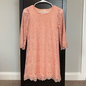 Pink Lace Dress